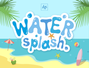 Water Splash Fonts: Inspire Your Creative Projects