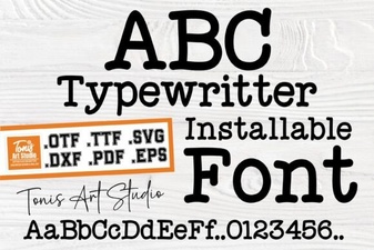 Modern Typography: Using the Ab Typewriter Font