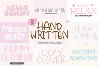 Creative Projects with Handwritten Bundle Fonts
